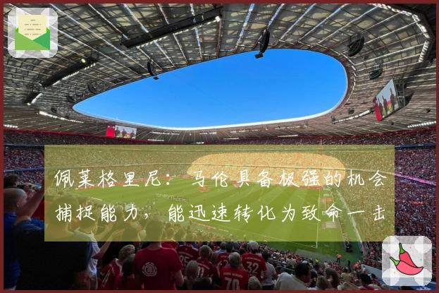 佩莱格里尼：马伦具备极强的机会捕捉能力，能迅速转化为致命一击